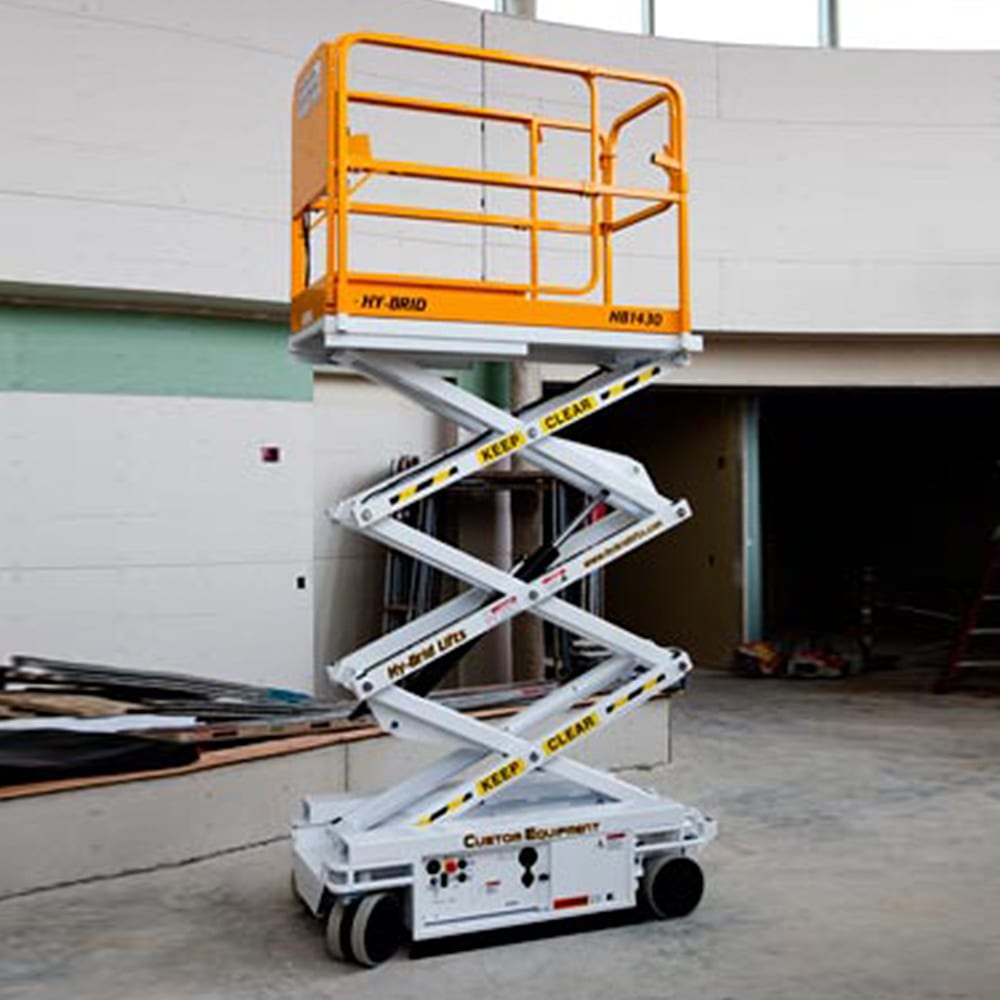 14' Electric Scissor Lift Light Weight